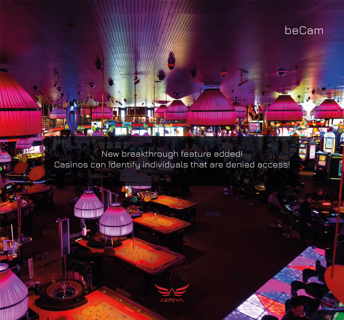 aeriyatech's tweet photo. • beCam can communicate with security offices in casinos by sending instant notifications
regarding suspicious detections of selective blocking https://t.co/DIXQ4yPSaU