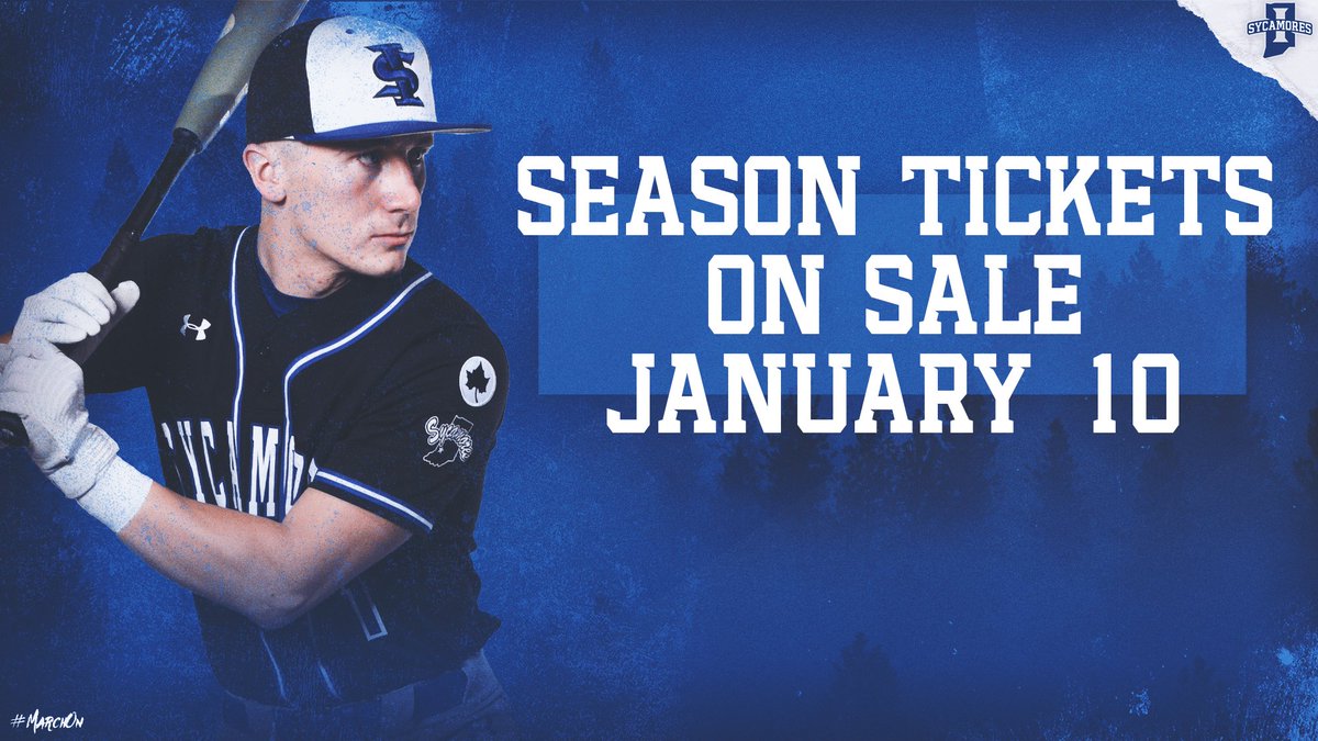 Mark your 📆

2022 Baseball Season Tickets on Sale January 10

sycamor.es/3JNPsPx

#MarchOn