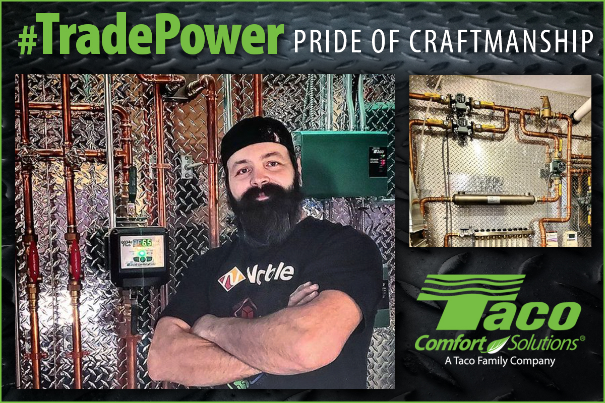 TacoComfort's tweet photo. #TradePower: “Boots on the ground. Blue collar and proud of it. Anything #HVAC &amp; #~plumbing and I'm in. From the tools &amp; products to the tradespeople I meet along the way. I'm thankful to be part of this industry.”

~ Aaron Bond of Airborne Comfort in Markham, ON. https://t.co/RO58k51cna