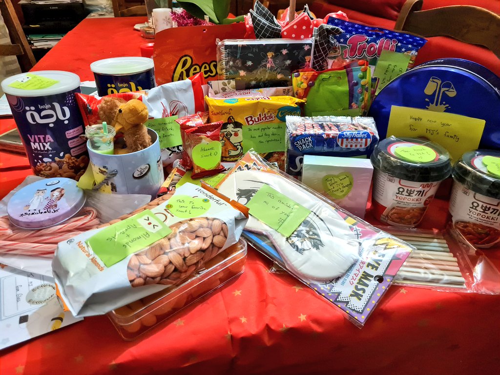 wowwuxian's tweet photo. Thank you so much for the BIG package and ALL THE WEIGHT im gonna gain thanks to it @glossi_bo if i can never get up again it's on you 
(PS: i put the superior snacks IN THE FRONT) https://t.co/tNpfkIEyAg