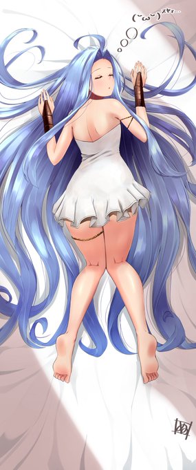 ルリピッピ描き終わりました。改めて思うけどナルメアの抱き枕はけしからんと思う。 