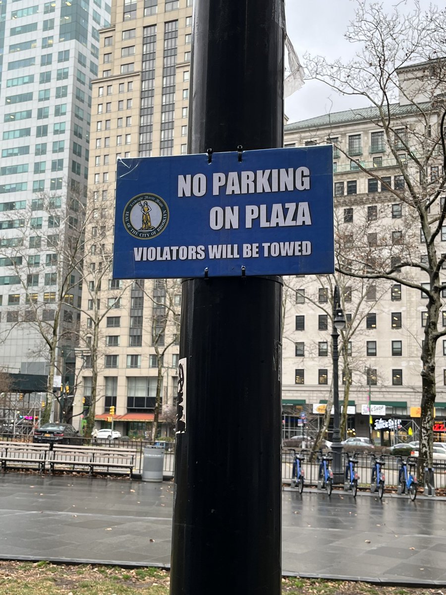 BKBPReynoso's tweet photo. The Borough Hall plaza has been rid of cars and returned to the people. 

If you don’t know, now you know. https://t.co/VgKCI4x1e0