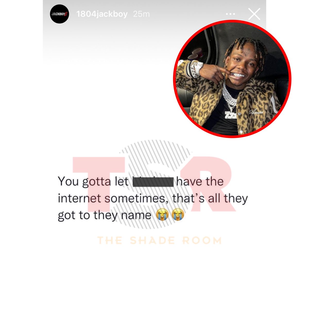 TheShadeRoom's tweet photo. Oop! Jackboy with a repost 👀 #WouldYouLookAtTheTiming https://t.co/MTOKWXSGlD
