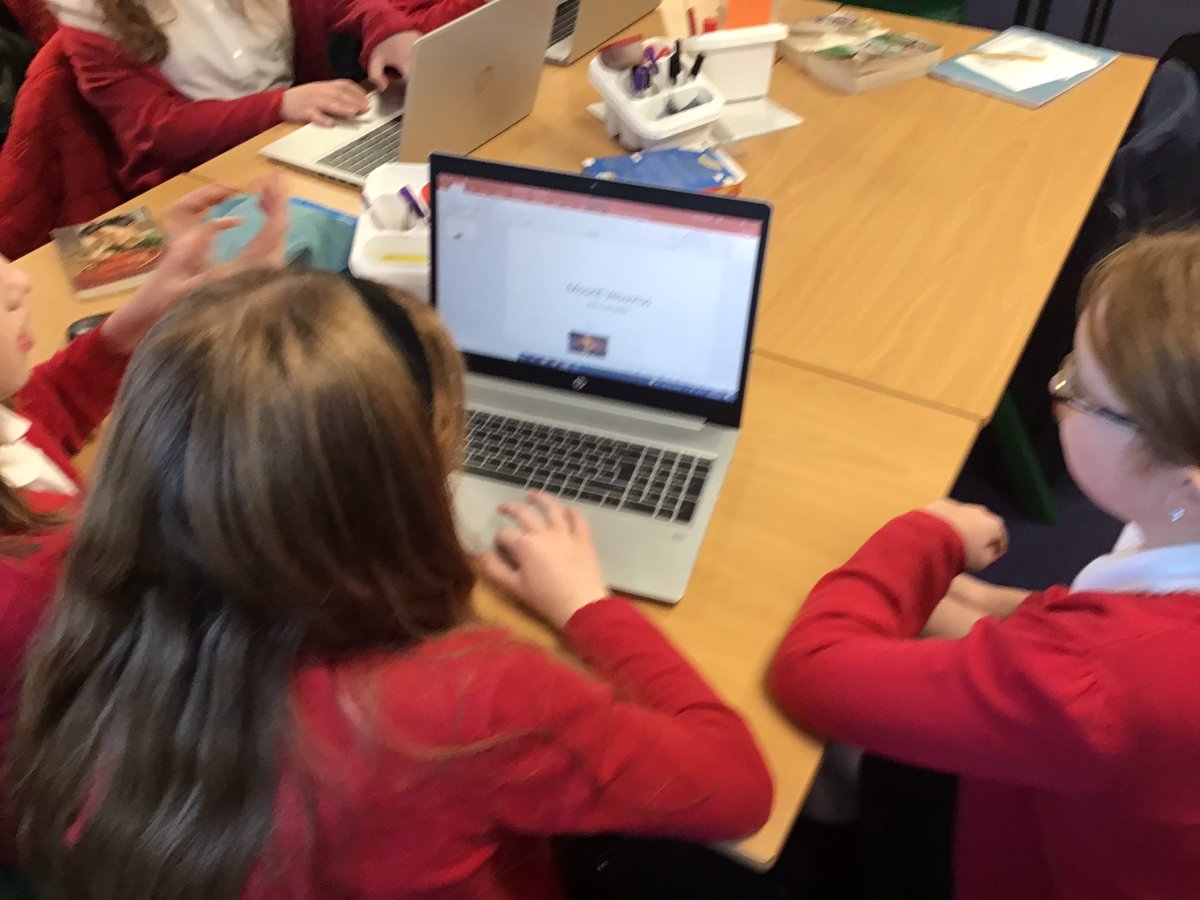 K9_is_my_puppy's tweet photo. This afternoon Superb Six (@MD_Class6 ) have been using and combining software by beginning to create a multimedia presentation on Mount Vesuvius 🌋 in PowerPoint.
Some super computing skills on show.
#MDComputing https://t.co/01NJTiJ8jH