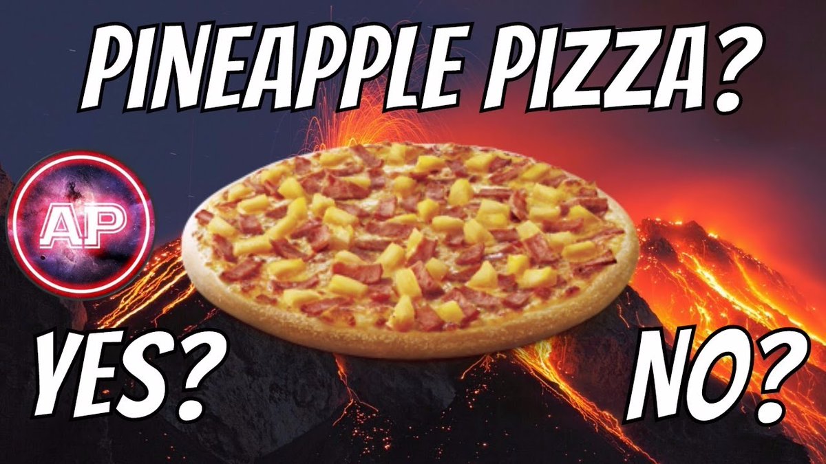 fhloans's tweet photo. This may get controversial...🍍🍍🍕🍕 https://t.co/w8ksL5hPcX