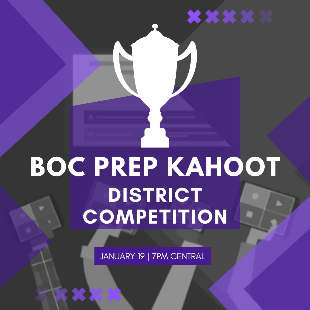 NATASLCreps's tweet photo. Students❗️Prepare to join us for some district competition on January 19th at 7pm central! Be on the look out for the registration link💥👀 https://t.co/PCNjSeiRqY