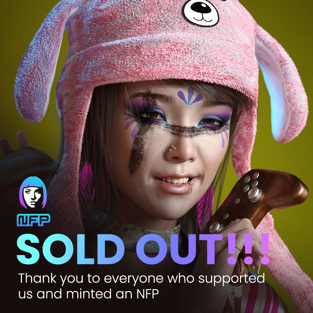 🚨WE ARE OFFICIALLY SOLD OUT!🚨 8888 have been minted! Thank you to our amazing #peeps and everyone who has and continues to support this project! Hope you're ready for a stellar 2022. Big things are coming...💎