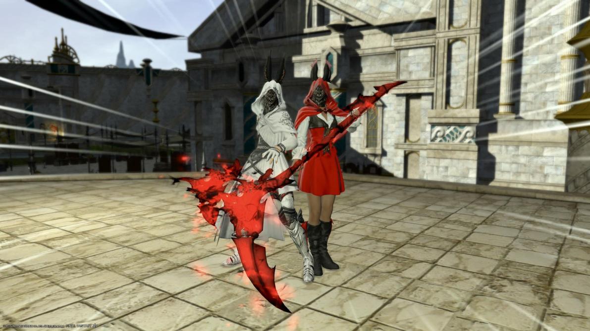 Exi_Exodus's tweet photo. ♡ Livin' that Reaper life ♡ #FinalFantasyXIV #Viera #GPOSERS #maleviera https://t.co/uZnmJp2tn6
