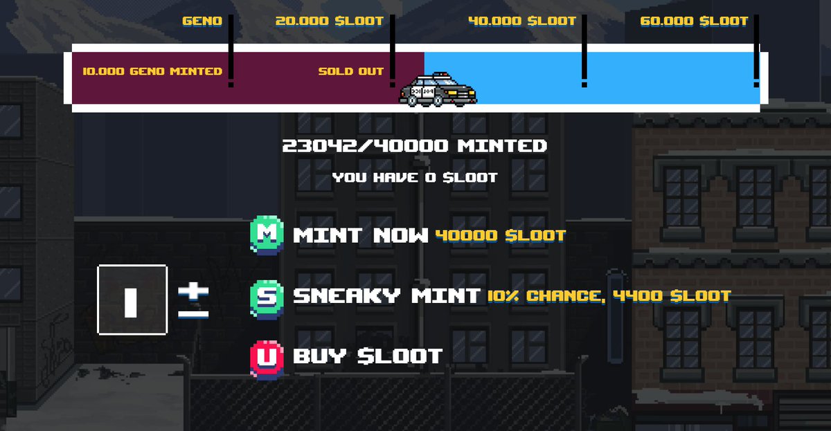 policethiefnft's tweet photo. SNEAKY MINT is live! 

You now have another option for minting. 4400 $LOOT for a 10% chance to score a successful mint.
Upon a successful mint, there will be a 10% chance where it will be a police &amp; 10% chance where mint will be stolen. All $LOOT that used to mint will be burnt. https://t.co/BebNjNb1Wb