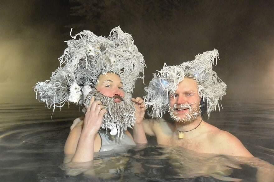 AlexandraLSmit2's tweet photo. Canada’s annual hair-freezing contest. https://t.co/2t6Rc0H1ox