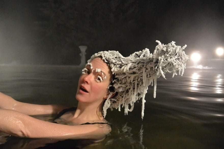 AlexandraLSmit2's tweet photo. Canada’s annual hair-freezing contest. https://t.co/2t6Rc0H1ox
