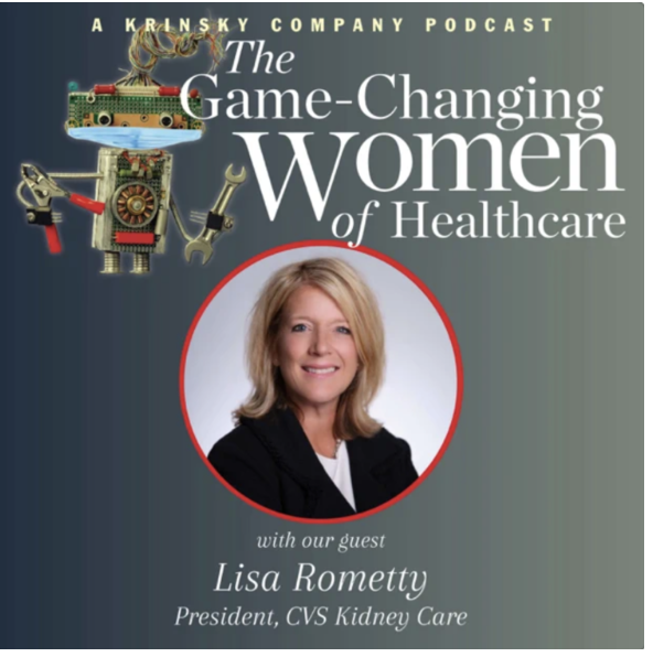 When facing ambiguity, <a href="/Lisa_Rometty/">Lisa Rometty</a>, President, CVS Kidney Care shares valuable insights about what it takes to lead without a blueprint! Listen to hear how Lisa has figured it out. 
thekrinskyco.com/lisa-rometty
#FemaleLeadership
#Healthtech