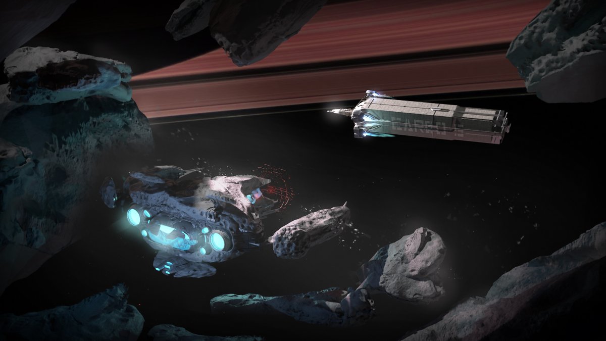staratlas's tweet photo. No one is guaranteed safety casually navigating an asteroid field. Lurking in plain sight may be a potential ambush from the Tufa Feist, a powerful, blitz-styled combat platform with local stone material and camouflage abilities.

→ https://t.co/lSfmhs8yGY https://t.co/GSM5Yd0ril