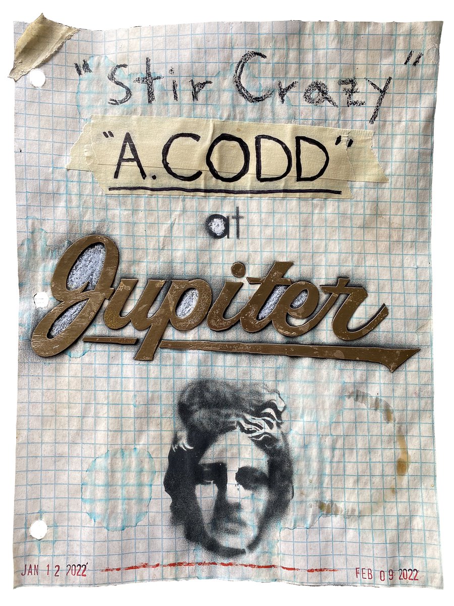 _acodd's tweet image. 2022 🛸✨ Starting off the year at my favorite spot. 

Beginning 1/12, I’ll be showing some pieces I produced throughout this #Covid marathon. 

Stop by next Wednesday for the opening - I think we all deserve a beer after last year.