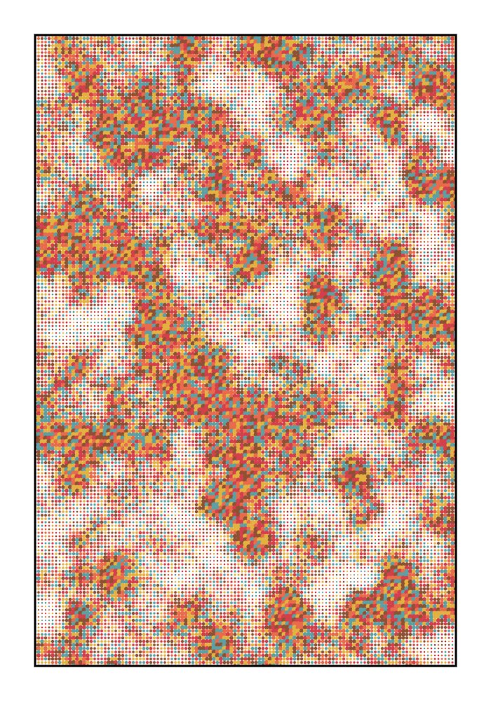 diliefski's tweet photo. D4/100 
Fidenza prompt on #genuary2022. Fun learning about flow fields https://t.co/dUCWk7jyUj