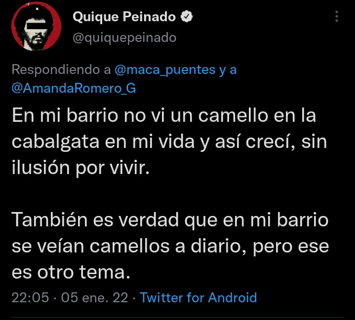 La ilusión de un niño.