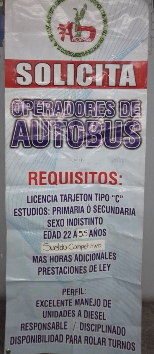 amopsa's tweet photo. FORMA PARTE DE NUESTRO EQUIPO DE TRABAJO!!! https://t.co/4sZXGm0TOa