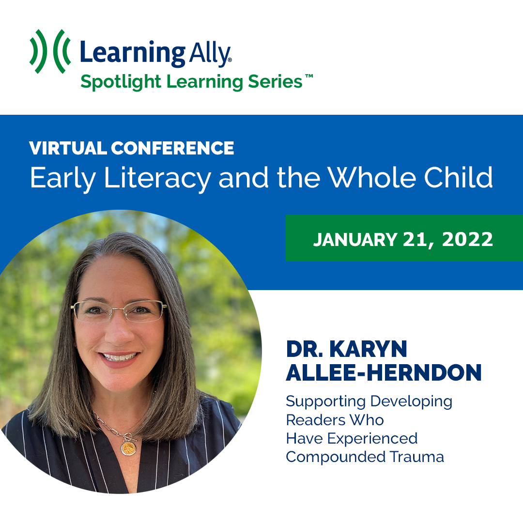 karynallee's tweet photo. I am excited to present with two wonderful colleagues, @annemariekaz and Wynnetta Scott-Simmons at the Spotlight on Early Literacy & the Whole Child. #SpotlightLearningSeries #EarlyLiteracy #WholeChild #traumainformed #systemictrauma @Learning_Ally @MercerEducation https://t.co/kO5ojF5eaS