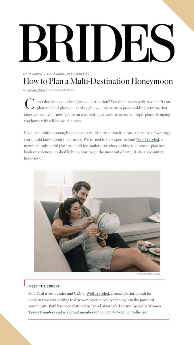 Thank you for the coverage <a href="/brides/">BRIDES</a> <a href="/RavenBriana/">Raven Briana</a> 

Planning a 🍯 🌙? 
Drop your dream destination below!
 (Full article linked in comments)