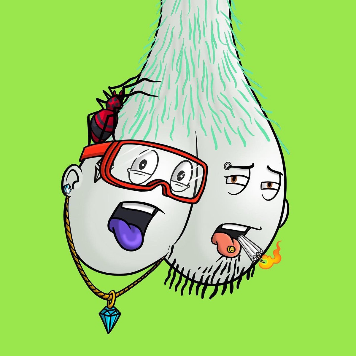 nastynutsnft's tweet photo. @Tot_SamiyNFT Oh boy have you seen this masterpiece yet? 👽🍄👽 https://t.co/VEJUFhUD18