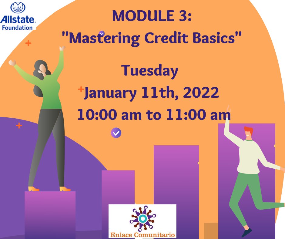 NMCADV's tweet image. Reminder! Mastering Credit Basics with Enlace Comunitario and the AllState Moving Ahead Curriculum! - mailchi.mp/nmcadv/decembe…