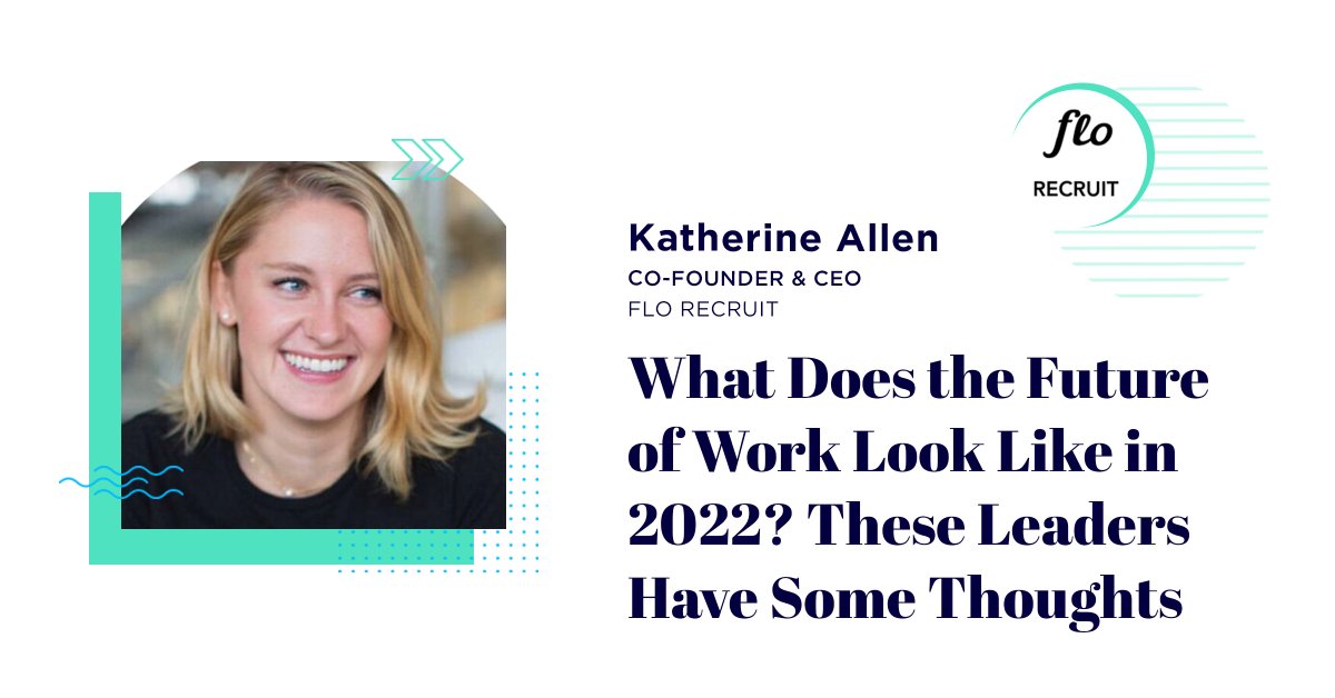 Ever wonder what it’s like to work at Flo Recruit? Built In Austin interviewed our co-founder and CEO, Katherine Allen, to get her take on what it’s been like to be a part of the company recently. #NowHiring #Hiring

Read it here: bit.ly/3Exh7jV