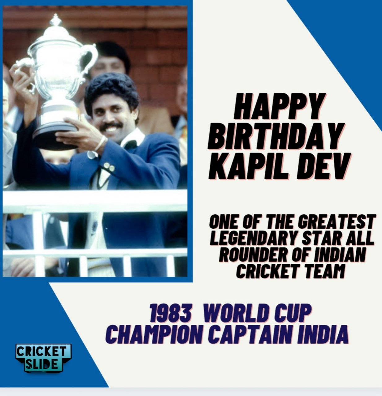 Happy Birthday Kapil Dev          