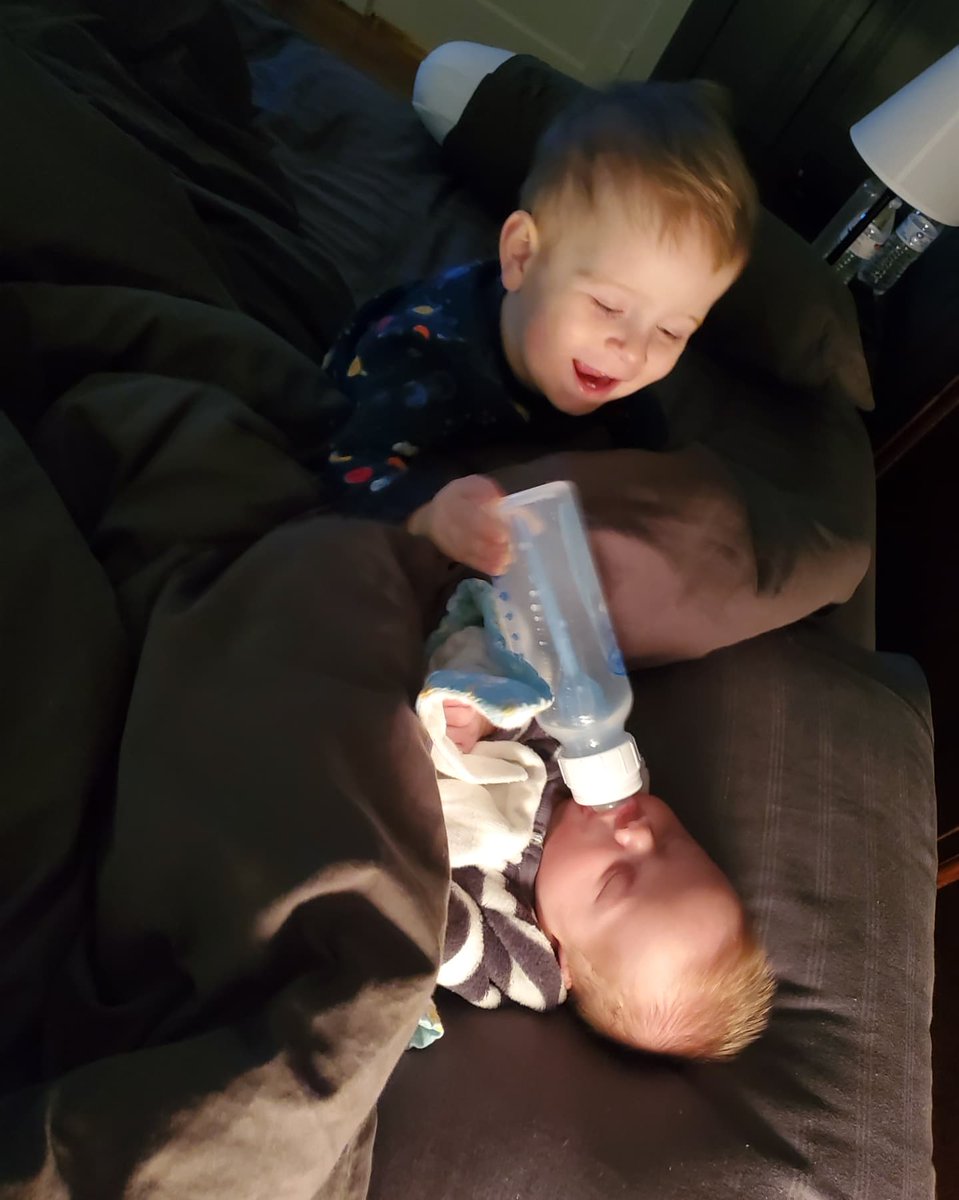 I'm so proud of Dorian.  He is being mama's little helper and an amazing big brother. Go little rockstar!