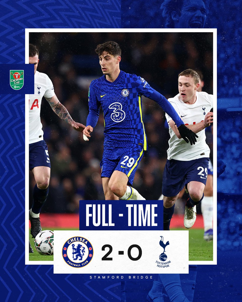 Chelsea FC on X: That's it! Chelsea 2-0 Tottenham! 🙌 #CHETOT   / X