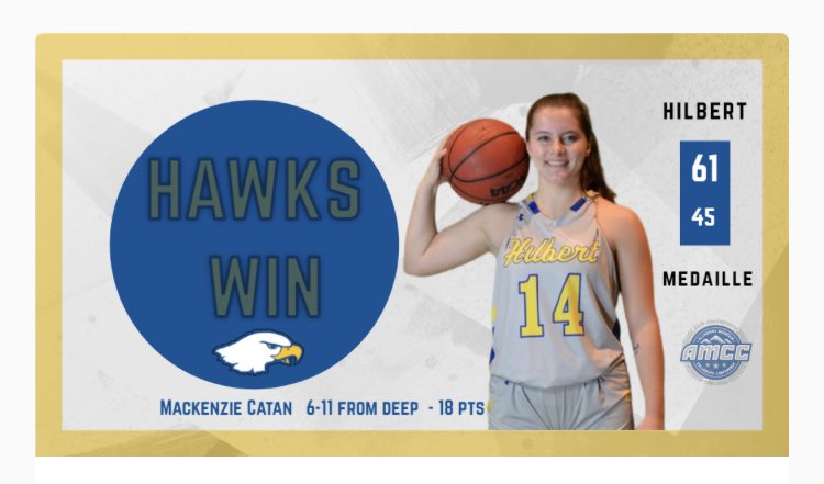 Hilbert Athletics tweet media