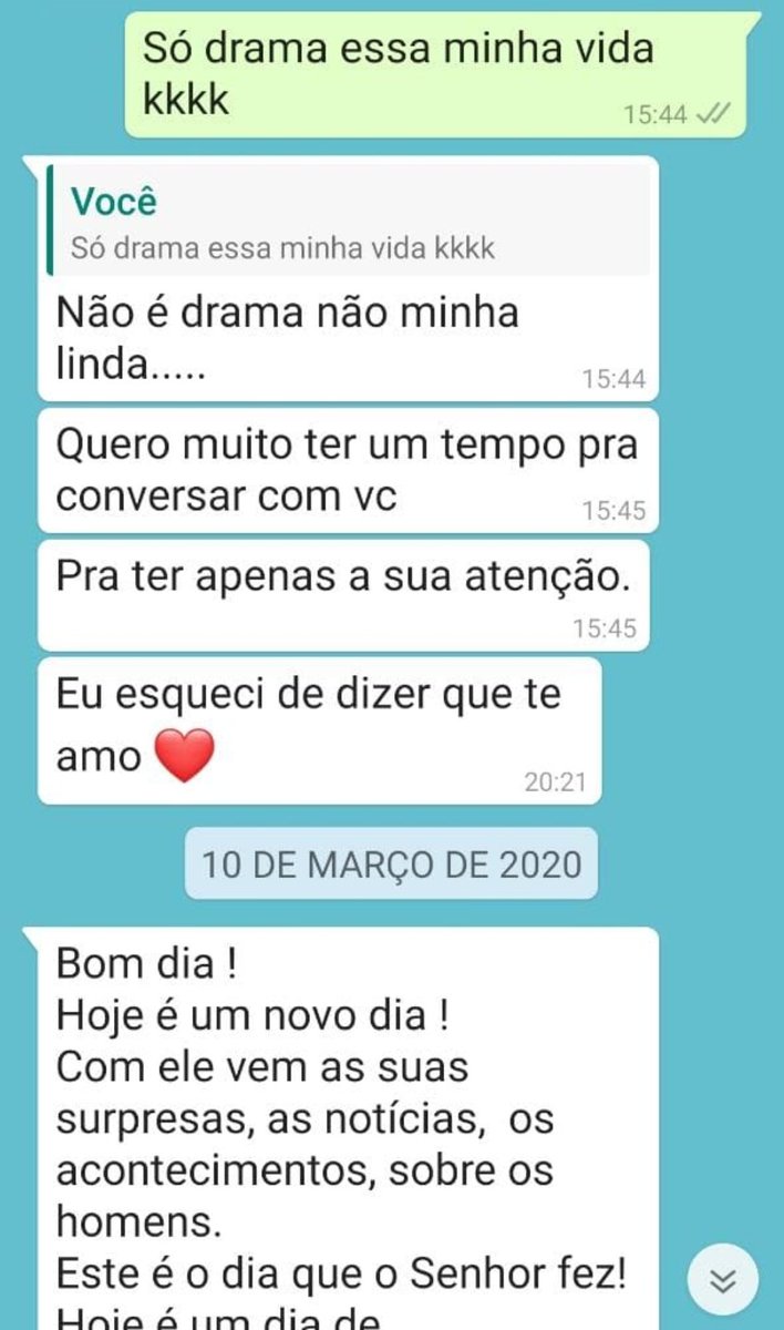 webcamela's tweet photo. ⚠️ Hoje eu vim alertar algumas meninas que consideram líderes e pastores como pai: não aceitem carinho excessivo, mesmo que você não veja maldade nisso, homem é homem e ponto final. Aqui estão algumas mensagens do meu antigo pastor que eu não via maldade alguma e deu no que deu. https://t.co/2LiZqCsvaw