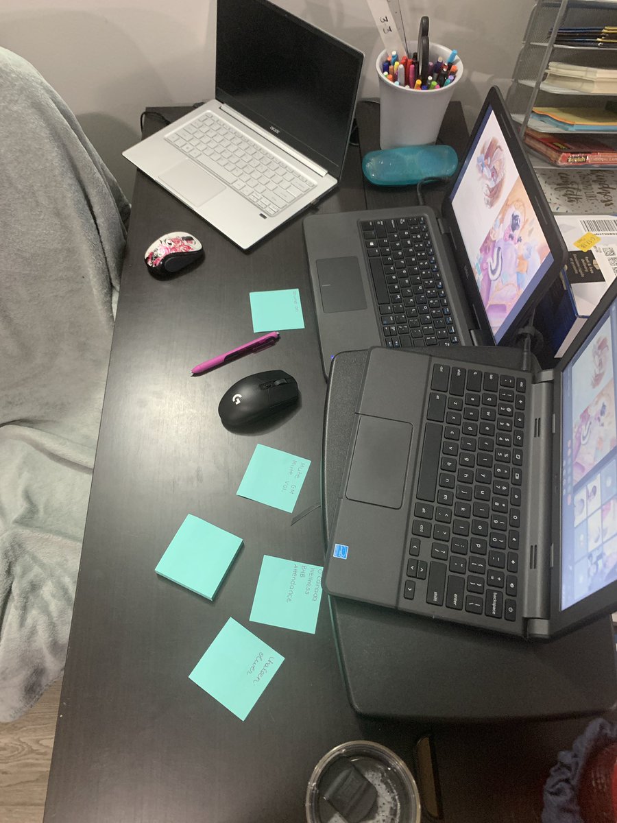 TeamSuperDennis's tweet photo. We made it!!! With โminimalโ technical issues. ๐คฃ But I have the BEST group of students who were the MOST helpful ๐ฅฐ๐ฅฐ๐ฅฐ๐ฅฐ #avpsrocks #viperstrong https://t.co/V9vrphx44H