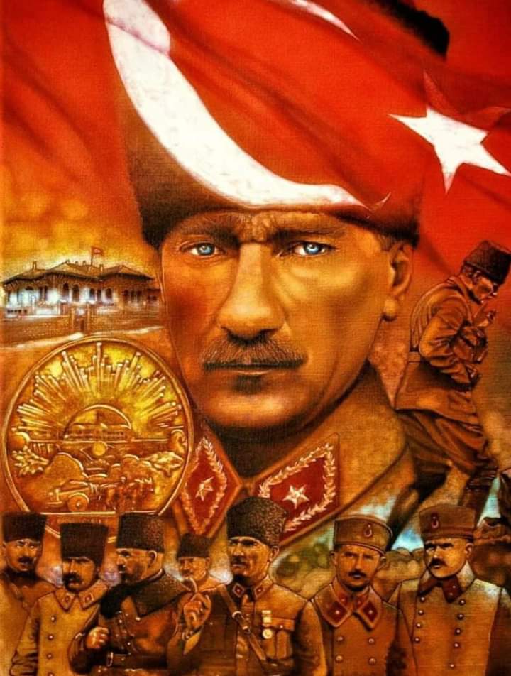 Geceye notum olsun
 senin kurduğun 
Cumhuriyette 
Laik hürriyet te
Bayrağıma 
Toprağıma
Türkiyeme Türk
Irkına
Canımda
Başımda feda olsun.!: