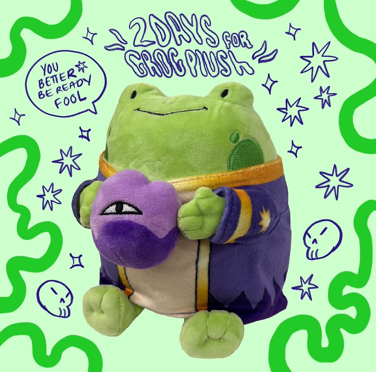 albabbgg's tweet image. TWO DAYS FOR GROG THE FROG PLUSH CAMPAIGN 🖤🐸🖤

#grogthefrog #plush #frogplush