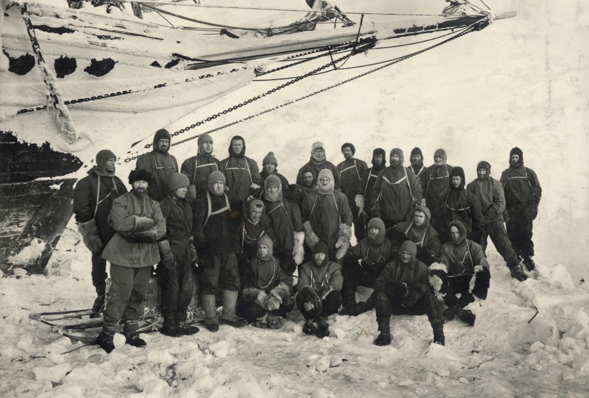 On this day 1922 Sir Ernest Shackleton died on the island of South Georgia. As leader of the Endurance expedition (1914-1916) he led his crew from the sinking ship onto the ice and brought every single man out alive. A true hero. #endurance #Shackleton #Shackleton100