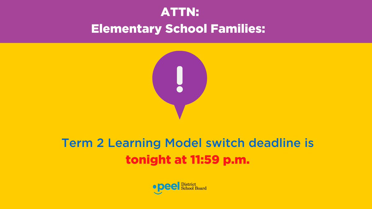 Peel District School Board tweet media