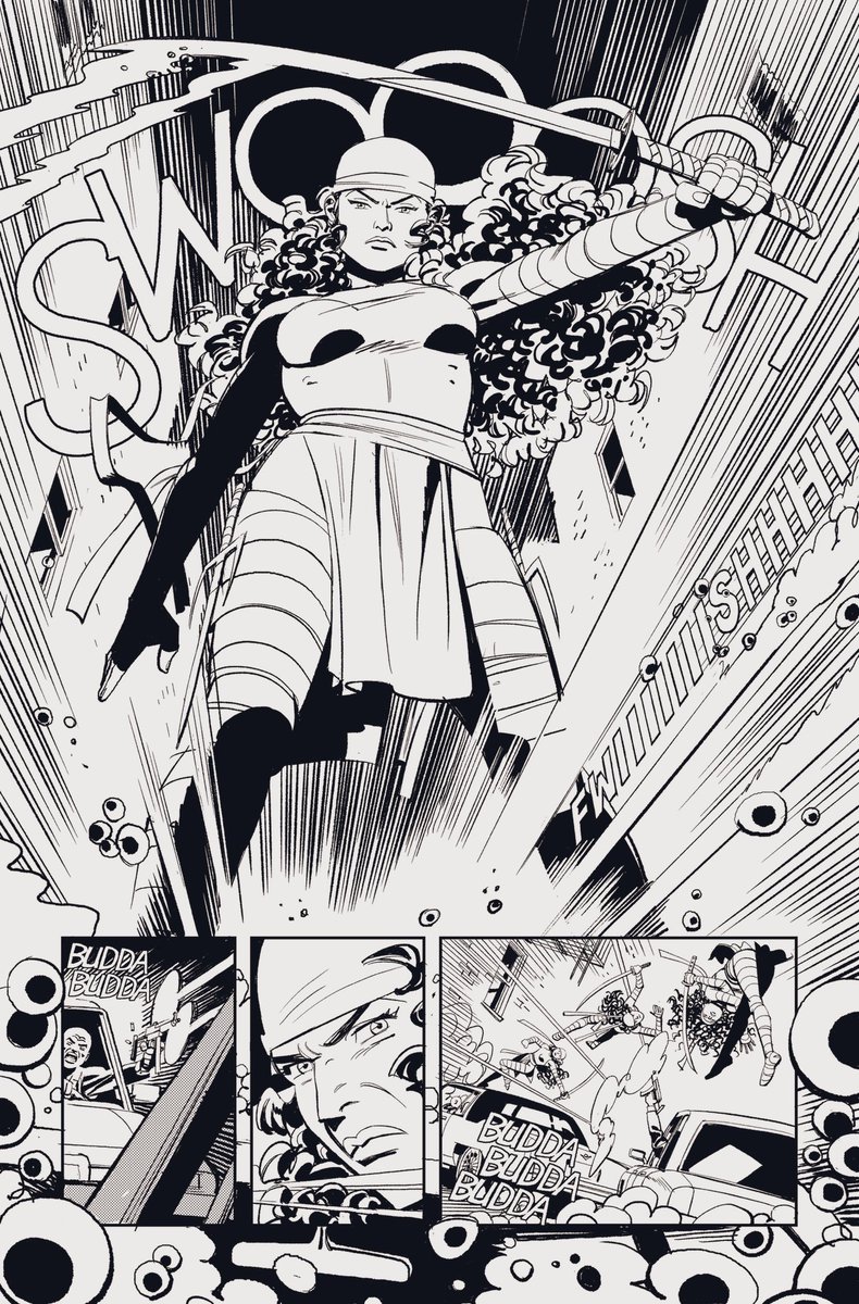Hey guys,  #Elektra Black, White and Blood #1 is out today! Here are a couple shots from the story I wrote for this issue! 