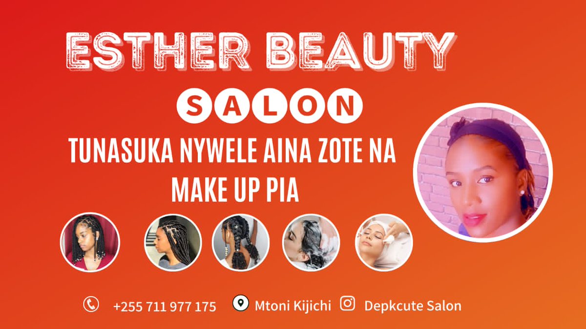 Untouchable255's tweet photo. ANATAKIWA MDADA WA SALOON ANAYEJUA KUSUKA AINA ZOTE ZA MITINDO YA NYWELE LOCATION KIJICHI KARIBU NA PLATINUM TURN UP LOUNGE NO;+255-711-977-175 https://t.co/6Y28hSlZut