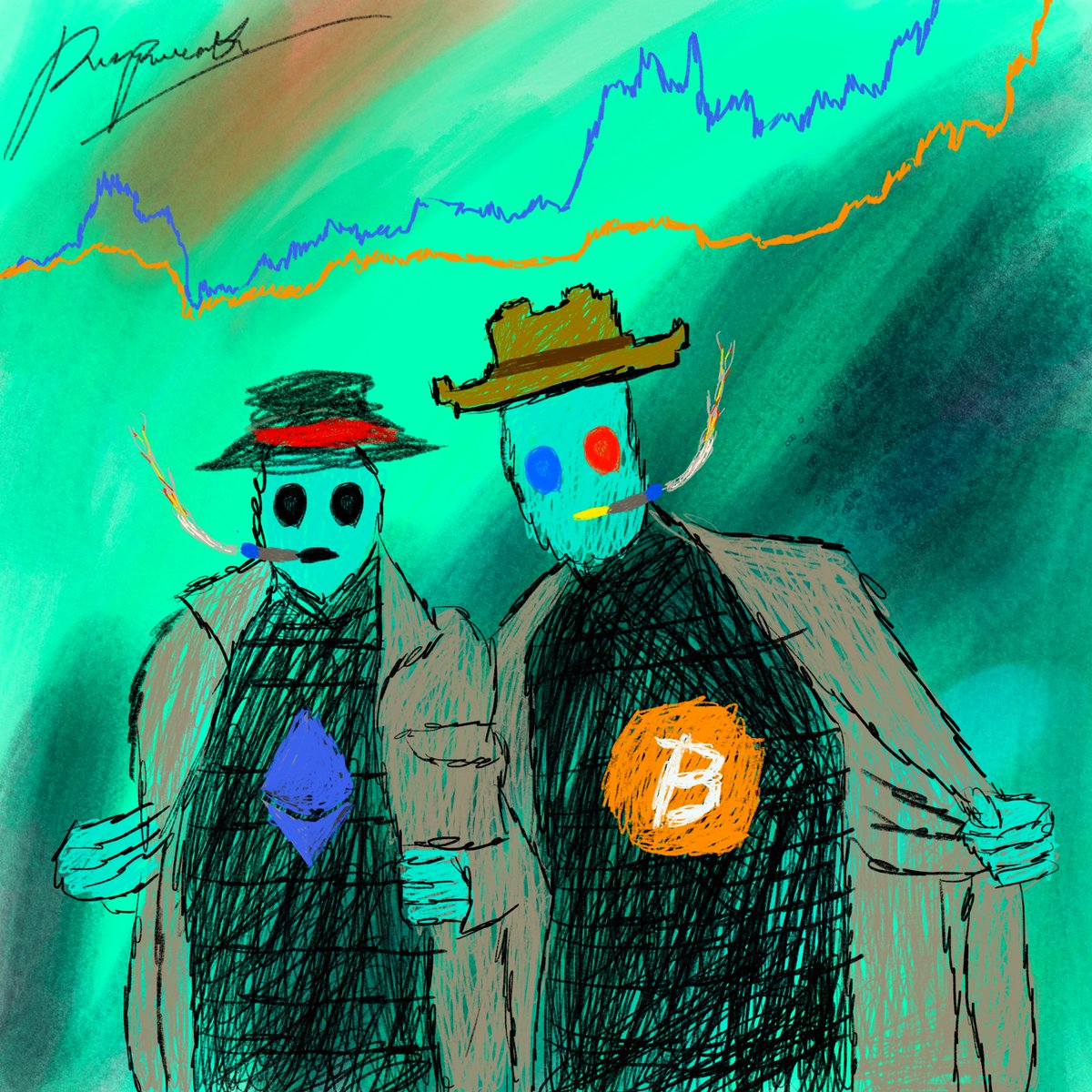 ♣️ ContemporaryMettiOne artwork raffle for Landscape holders. 

Please only enter if u hold a Landscape.
opensea.io/collection/met…

1 patron will win 1 of the ContemporaryMettiOne. 
opensea.io/collection/con…

To enter:
♦️Like &amp; RT
♦️Comment whatever u like

Winners in 24 hours.