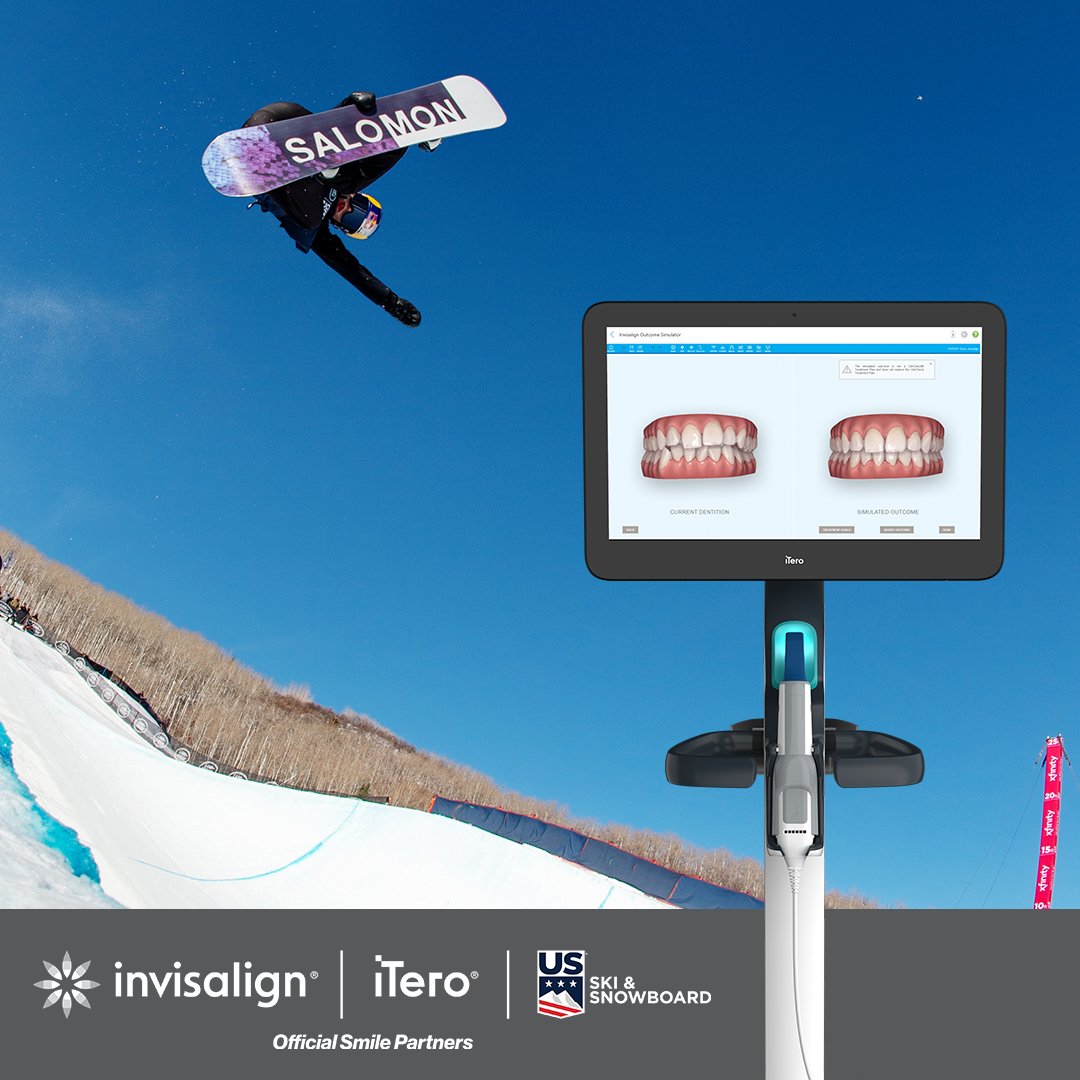 iTeroScanner's tweet photo. We're proud to announce that the iTero® intraoral scanner is the Official Intraoral Scanner of U.S. Ski &amp; Snowboard! 

https://t.co/xdejaiC26V 

#usskiandsnowboard #USSB #iTero5D #Digitaldentistry #AlignTech https://t.co/16T0Iq6SEG