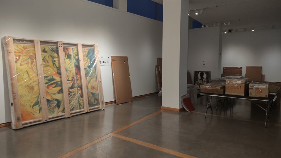 Installation for our Spring '22 exhibition, Young, Gifted and Black is underway! 

Young, Gifted and Black comes to us from the Lumpkin-Boccuzzi Family Collection of Contemporary Art. See our website for more info! luag.lehigh.edu/exhibitions/yo… 

#YoungGiftedandBlackArt #InsideLehigh