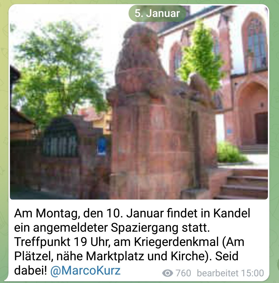 SWAProtest's tweet photo. RLP #FreiePfälzer teilt VA von #MarcoKurz, der ein Comeback in #Kandel ankündigt. #SandraGabriel freut sich. #KS2003 war Kurz' letzter großer Auftritt, als er mit körperlicher Gewalt auf #Pressefreiheit losging.
10.01.22 19:00 https://t.co/y33eE97FeM