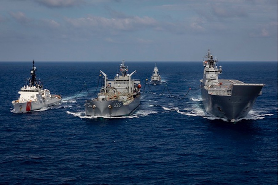 CDF_Aust's tweet photo. #YourADF engaged with international partners throughout 2021; #TalismanSabre2021, #LSGE21, #IndoPacificEndeavour21, #BersamaGold21, #ExKoolendong, #ExMalabar, & #MPX2021 to name a few. We had more than 14000 personnel deployed on operations overseas & at home. https://t.co/jGSIu6BayP