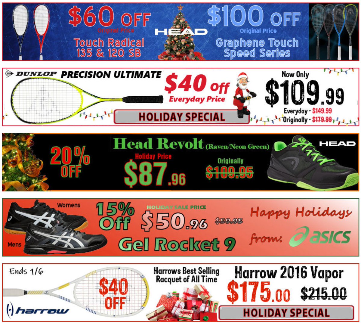 SquashGalaxy's tweet photo. 🚨 Our holiday specials are ending soon! Shop now before these great deals are gone! 💸

→ https://t.co/yA6itxeuYq (Link in Profile) https://t.co/5IknCG2vB0