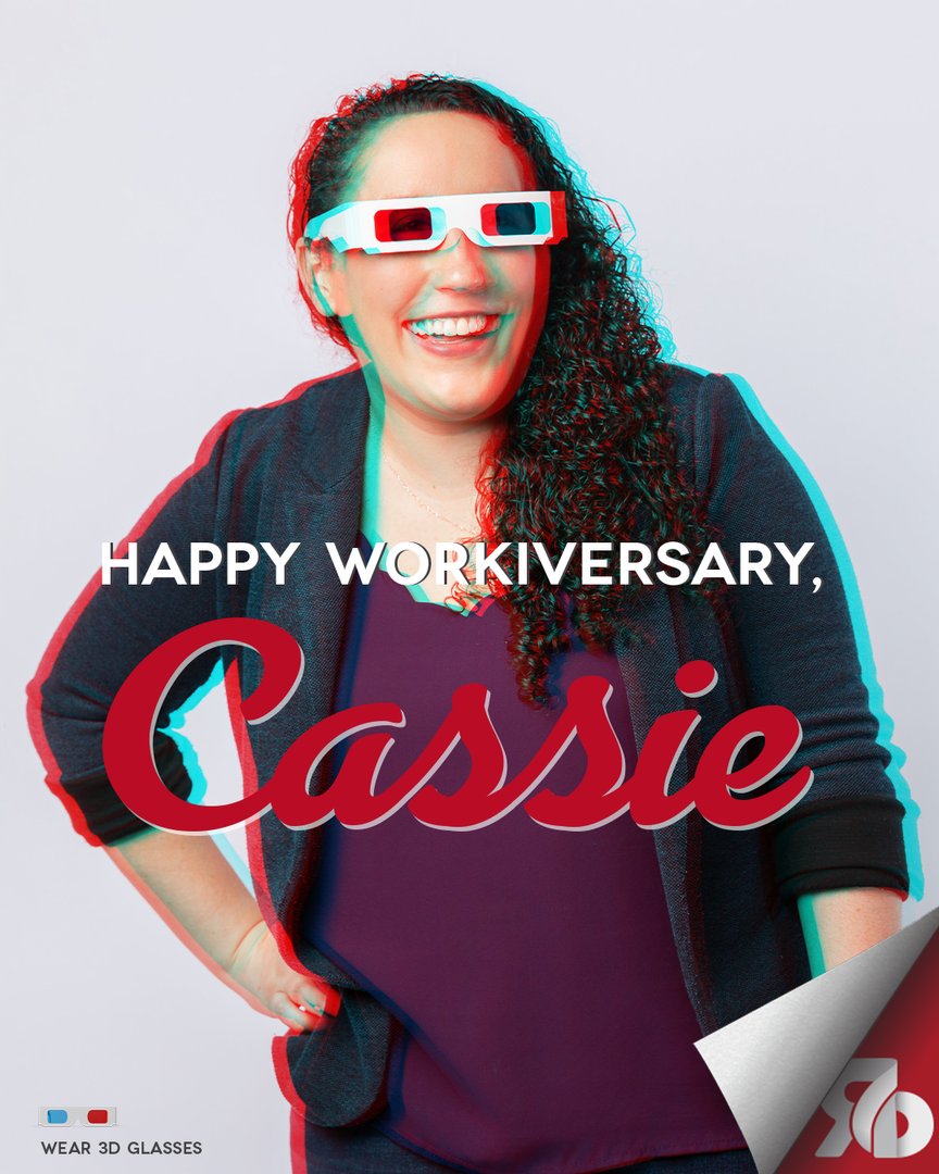 RedSixMedia's tweet photo. Calling Cassie a graphic designer is like calling Simone Biles a pretty good tumbler. Thank you for four amazing years of performing design cartwheels around all of us. 🤸🏼 

Happy Workiversary to our favorite senior graphic designer! ❤️ #Sixerversary https://t.co/TxxSQAu09s