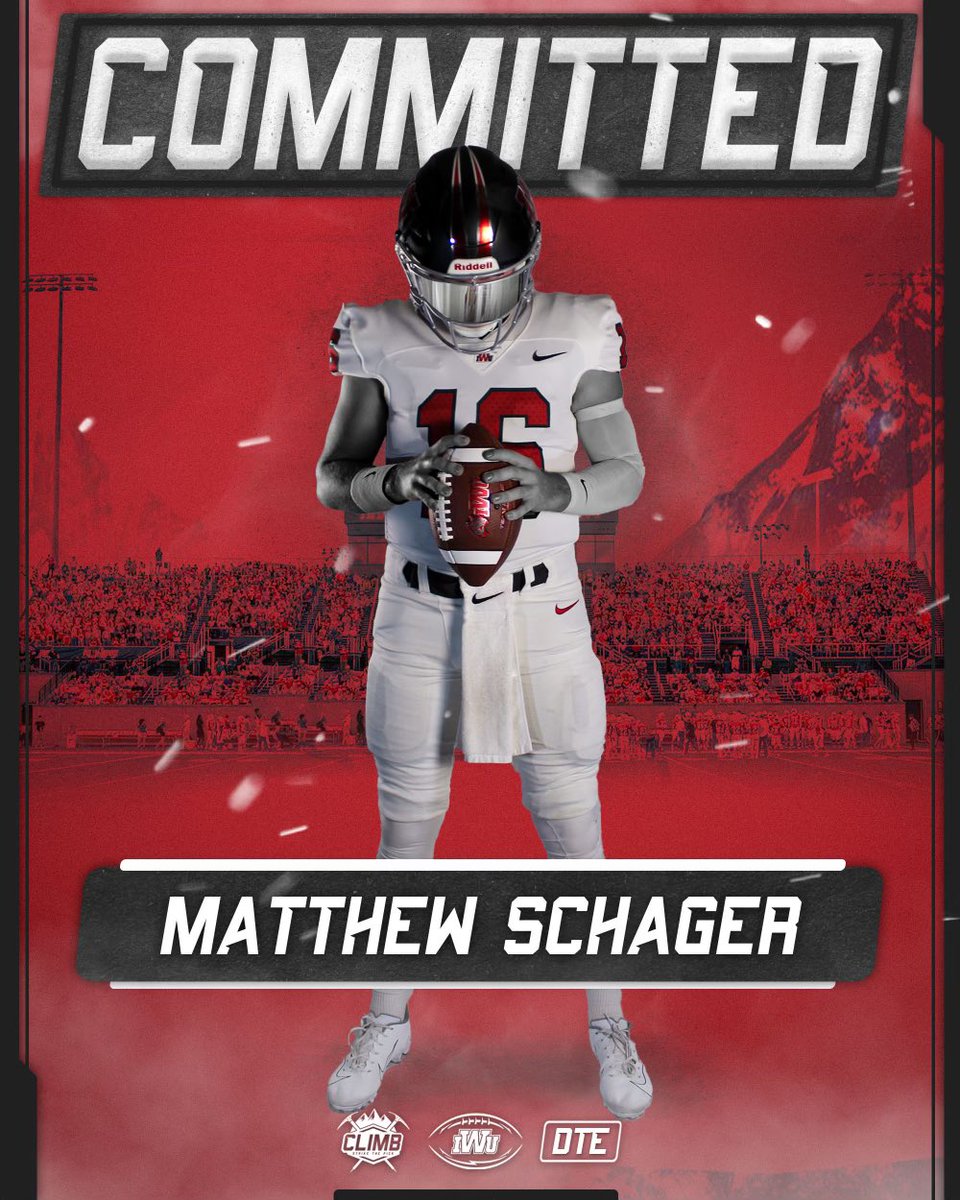 Thank you <a href="/CoachjjClark/">J.J. Clark</a> and @CoachBeyerIWU for coming to visit me last night . It meant a lot and was really fun to be able to commit in person. I can’t wait to be Wildcat! #committed #climb <a href="/RamFBHC/">Coach Walters</a> <a href="/dsschager/">Daniel Schager</a>