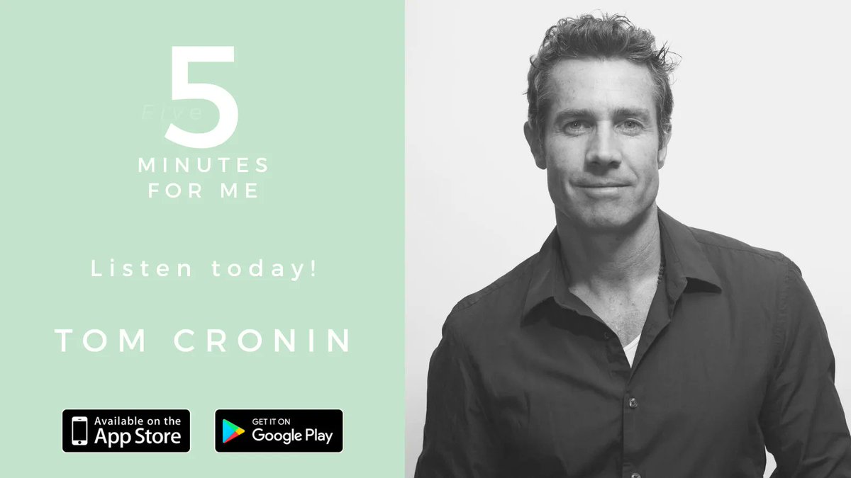 Join us today with Tom Cronin for a 5 Minute meditation, now live on the 5 Minutes for Me App! 🎤🎧

Download App today to listen. 

#5minutesforMe #Nowlive #App #mentalhealth #wellness #mindset #resilience #productivity #wellbeing #stress #GESpeakers #TomCronin