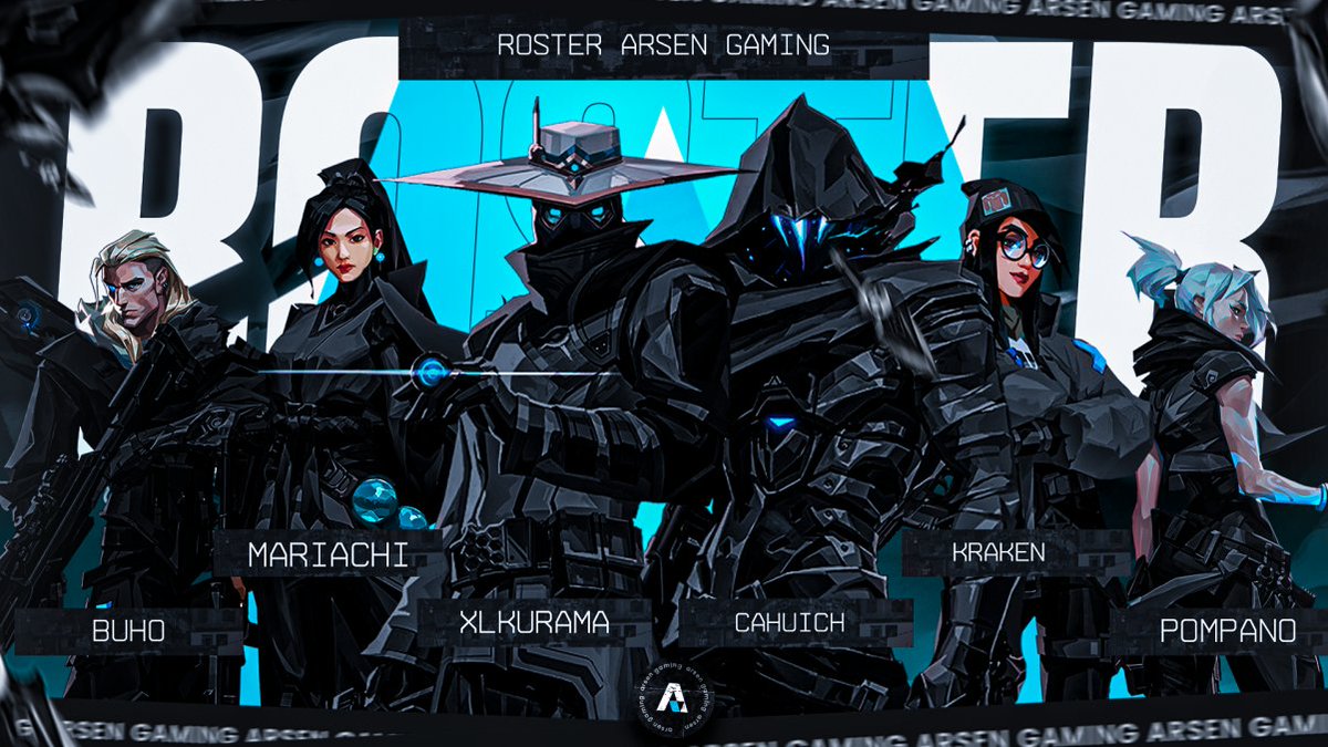 ArsenGamingmx's tweet photo. Un nuevo rival llegó a la escena🥶
👇Les presentamos el roster de #VALORANT 2022:

🇲🇽 @cahuich_17
🇲🇽 @Krakenssama
🇲🇽 @MrMariachi2
🇨🇴 @BuhoDmn
🇲🇽 @pompaanoo
🇲🇽 @xlkurama_

👨‍💼 @KuvsVAL

#ArsenOnTop  ✘ Arsen Valorant https://t.co/H944Vhn5s3