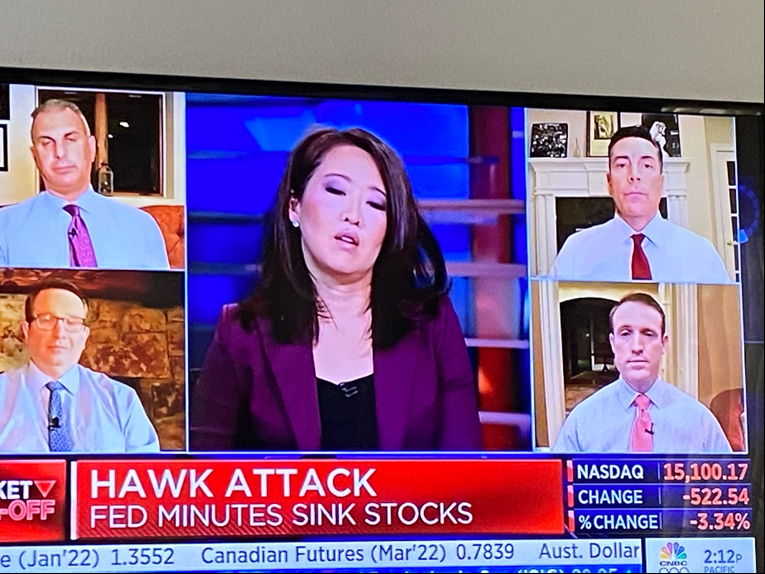 StocksRGreen's tweet photo. $SPY $QQQ $TSLA All these criminals wearing red today. WTF! Yet all were saying buy yesterday. Manipulation Bottom left didn’t get the memo. He must have kept his calls. 😂 https://t.co/T6JaWoQB4R