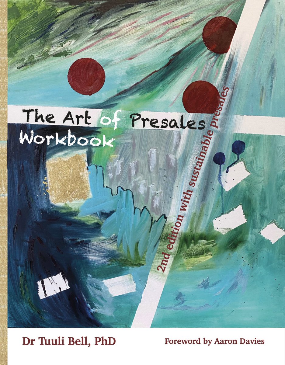 TuuliBell's tweet photo. A book that I've really enjoyed updating. Pleased to say the workbook's new edition has a brand new section on sustainable presales and a great foreword by Aaron Davies! Thank you Aaron. Available on Amazon: https://t.co/FtTxDyohdd https://t.co/8TJ8wH8Igq